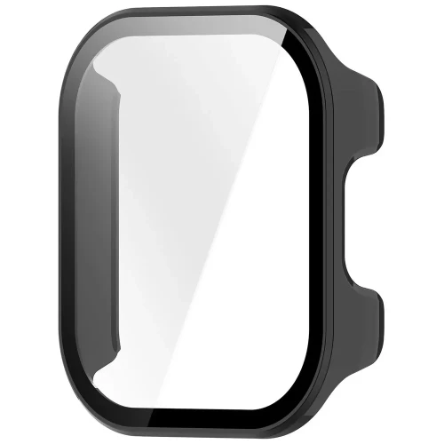 Etui ze szkłem do zegarka Bizon Case Watch Adamo do Xiaomi Redmi Watch 6 Active, czarne (3/8)