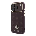 Etui Guess Peony 4G Small Logo do iPhone 18 Pro Max / 17 Pro Max, burgundowe (2/7)