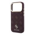 Etui Guess Peony 4G Small Logo do iPhone 18 Pro Max / 17 Pro Max, burgundowe (5/7)
