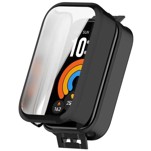 Etui z osłoną ekranu Bizon Case Watch Felipe do Xiaomi Smart Band 11 Active, czarne (7/8)