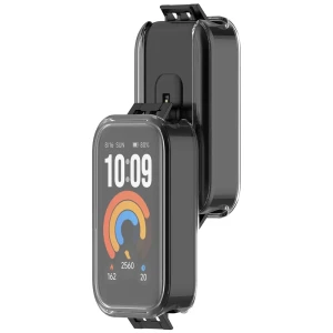 Etui z osłoną ekranu Bizon Case Watch Felipe do Xiaomi Smart Band 11 Active, przeźroczyste