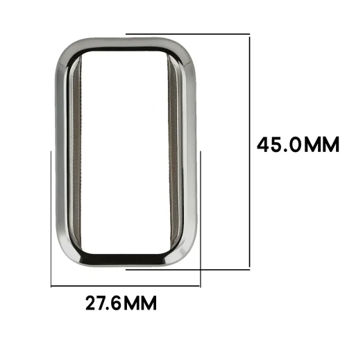 Etui z osłoną ekranu Bizon Case Watch Felipe do Xiaomi Smart Band 11 Active, srebrne (2/8)
