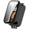 Etui ze szkłem do zegarka Bizon Case Watch Adamo do Xiaomi Smart Band 11 Active, matowe czarne (4/8)