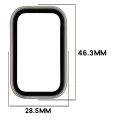Etui ze szkłem do zegarka Bizon Case Watch Adamo do Xiaomi Smart Band 11 Active, satynowo-szampańskie (2/8)