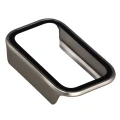 Etui ze szkłem do zegarka Bizon Case Watch Adamo do Xiaomi Smart Band 11 Active, satynowo-szampańskie (7/8)