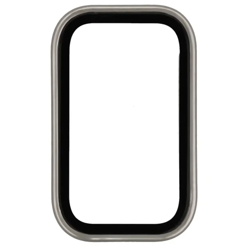 Etui ze szkłem do zegarka Bizon Case Watch Adamo do Xiaomi Smart Band 11 Active, satynowo-szampańskie (8/8)