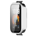 Etui ze szkłem do zegarka Bizon Case Watch Adamo do Xiaomi Smart Band 11 Active, satynowo srebrne (5/8)