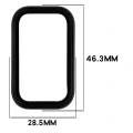 Etui ze szkłem do zegarka Bizon Case Watch Adamo do Xiaomi Smart Band 11 Active, czarne (2/8)