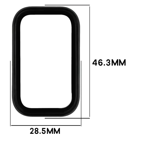 Etui ze szkłem do zegarka Bizon Case Watch Adamo do Xiaomi Smart Band 11 Active, czarne (2/8)