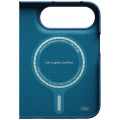 Etui aramidowe Pitaka Edge Ultra-Slim Case PitaTap do MagSafe, do iPhone Duo, niebiesko-czerwone z Kevlarem (5/13)
