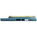 Etui aramidowe Pitaka Edge Ultra-Slim Case PitaTap do MagSafe, do iPhone Duo, pomarańczowo-niebieskie z kevlarem (13/14)