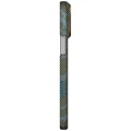 Etui aramidowe Pitaka Edge Ultra-Slim Case PitaTap do MagSafe, do iPhone 17 Pro Max, brązowo-zielone z wzorem (6/7)