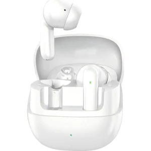 Bezprzewodowe słuchawki douszne Musthavz GoEasy True Wireless Earphone, Bluetooth 6.0, przetworniki 10 mm, etui ładujące USB-C, białe