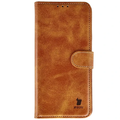 Etui z klapką Bizon Case Pocket do Motorola Edge 70 Max, brązowe (2/6)
