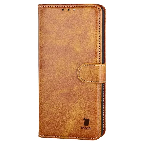 Etui z klapką Bizon Case Pocket do Motorola Edge 70 Max, brązowe (3/6)