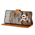 Etui z klapką Bizon Case Pocket do Motorola Edge 70 Max, brązowe (5/6)