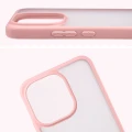 Etui + szkło hartowane Bizon Angelo Pack do Xiaomi Redmi Note 17 Pro 5G, półprzezroczyste z jasnoróżową ramką (4/7)