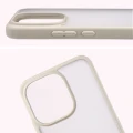 Etui + szkło hartowane Bizon Angelo Pack do Xiaomi Redmi Note 17 Pro 5G, półprzezroczyste z beżową ramką (4/7)