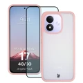 Etui + szkło hartowane Bizon Angelo Pack do Xiaomi Redmi Note 17 4G/5G, półprzezroczyste z jasnoróżową ramką (1/7)
