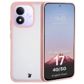 Etui + szkło hartowane Bizon Angelo Pack do Xiaomi Redmi Note 17 4G/5G, półprzezroczyste z jasnoróżową ramką (3/7)