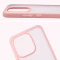Etui + szkło hartowane Bizon Angelo Pack do Xiaomi Redmi Note 17 4G/5G, półprzezroczyste z jasnoróżową ramką (4/7)