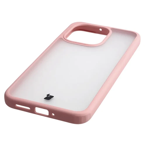Etui + szkło hartowane Bizon Angelo Pack do Xiaomi Redmi Note 17 4G/5G, półprzezroczyste z jasnoróżową ramką (6/7)
