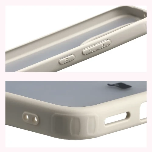 Etui + szkło hartowane Bizon Angelo Pack do Xiaomi Redmi Note 17 4G/5G, półprzezroczyste z beżową ramką (5/7)