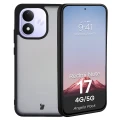 Etui + szkło hartowane Bizon Angelo Pack do Xiaomi Redmi Note 17 4G/5G, przydymione z czarną ramką (3/7)