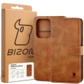 Etui z klapką Bizon Case Pocket do Xiaomi Redmi 17 4G/5G, brązowe (6/6)