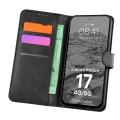 Etui z klapką Bizon Case Pocket do Xiaomi Redmi 17 4G/5G, czarne (1/6)