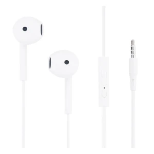 Przewodowe słuchawki douszne Musthavz To Go, Jack 3,5 mm, mikrofon, białe