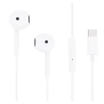 Przewodowe słuchawki douszne Musthavz To Go, USB-C, mikrofon, białe
