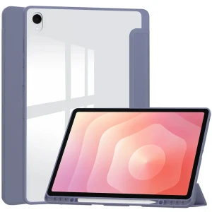Etui z klapką Bizon Case Tab Clear Matt do Galaxy Tab S12 Plus, lawendowy