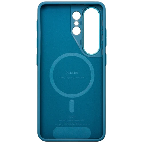 Etui aramidowe Pitaka Cairn Military-Grade Protective Case do MagSafe, do Galaxy S26 Ultra, niebieskie z kevlarem (4/7)