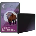Prywatyzujące szkło hybrydowe Bizon Tab Hybrid Shadow do Galaxy Tab S12 Plus, matowe (1/5)