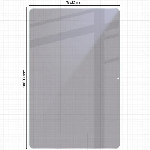 Prywatyzujące szkło hybrydowe Bizon Tab Hybrid Shadow do Galaxy Tab S12 Plus, matowe (2/5)