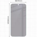 Prywatyzujące szkło hybrydowe Bizon Hybrid Shadow do OPPO Reno16, matowe (2/6)