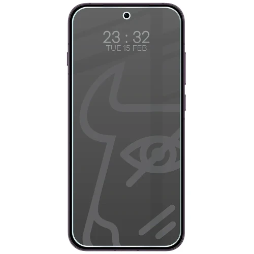 Prywatyzujące szkło hybrydowe Bizon Hybrid Shadow do OPPO Reno16, matowe (3/6)