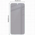 Prywatyzujące szkło hybrydowe Bizon Hybrid Shadow do Xiaomi Redmi Note 17 4G/5G, matowe (2/6)
