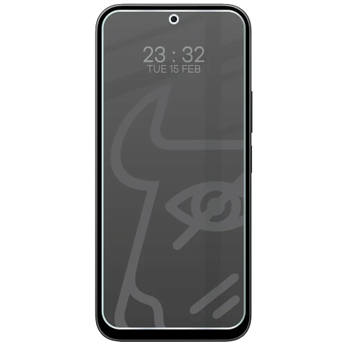 Prywatyzujące szkło hybrydowe Bizon Hybrid Shadow do Xiaomi Redmi Note 17 4G/5G, matowe (3/6)