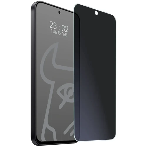 Prywatyzujące szkło hybrydowe Bizon Hybrid Shadow do Xiaomi Redmi Note 17 4G/5G, matowe (5/6)