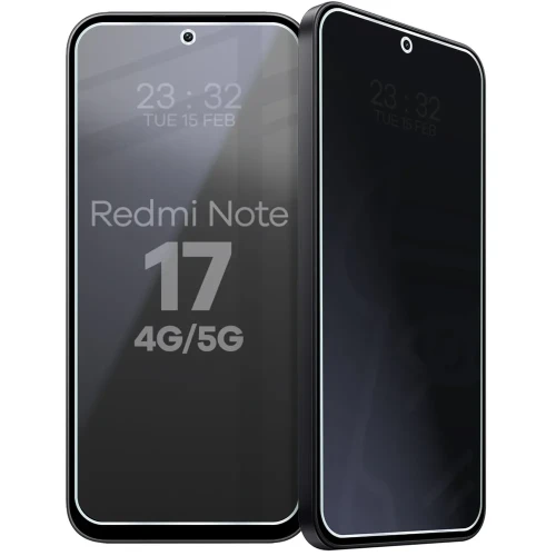 Prywatyzujące szkło hybrydowe Bizon Hybrid Shadow do Xiaomi Redmi Note 17 4G/5G, matowe (6/6)