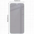 Prywatyzujące szkło hybrydowe Bizon Hybrid Shadow do Xiaomi Redmi Note 17 Pro 5G, matowe (2/6)