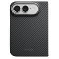 Etui aramidowe Pitaka Edge Ultra-Slim Case PitaTap do MagSafe, do iPhone Duo, czarno-szare z kevlarem (2/4)