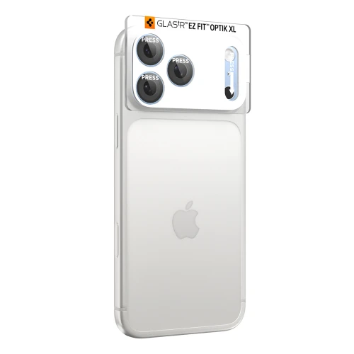 Szkło na aparat Spigen Glas.tR Ez Fit Optik Pro XL 1-Pack do iPhone 18 Pro, niebieskie (14/15)