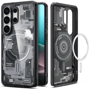 OUTLET: Etui Spigen Ultra Hybrid Mag do MagSafe do Galaxy S26 Ultra, przydymione-szare (Zero One)