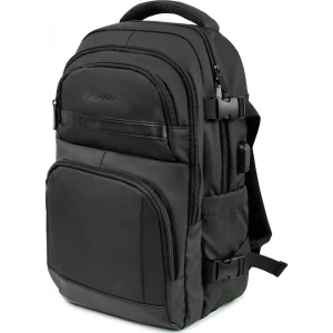 OUTLET: Plecak podróżny z miejscem na laptopa, 20L 40x20x25 cm, Wozinsky WPW-20L, czarny