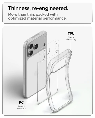 Etui Spigen Ultra Hybrid do iPhone 18 Pro Max, przezroczyste (12/13)