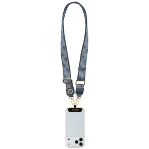OUTLET: Smycz do telefonu Guess  Universal Crossbody Strap 150 cm/ pasek, niebieska