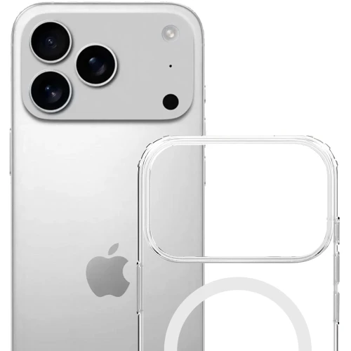 Etui 3mk Armor MagCase do MagSafe do iPhone 18 Pro / 17 Pro, przezroczysto-białe (10/12)